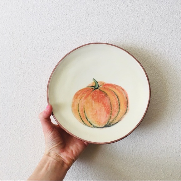 Crate&Barrel Other - Crate & Barrel Pumpkin Plate